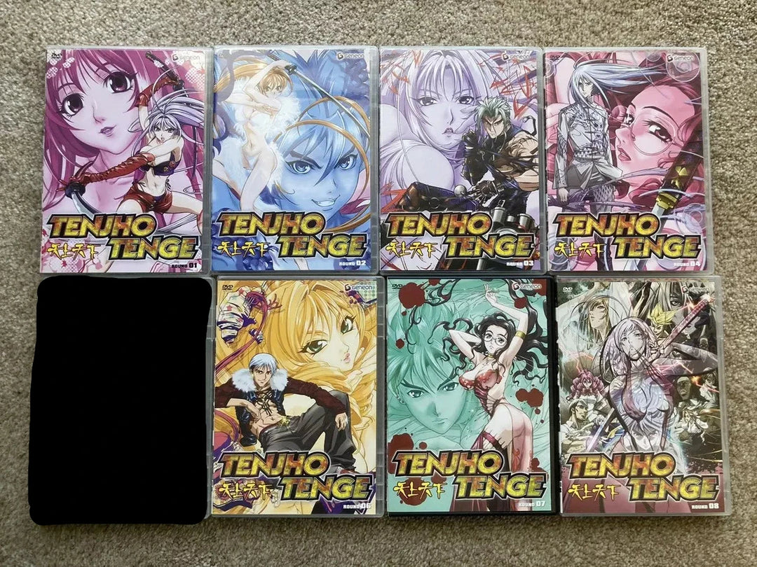 Tenjho Tenge Vol. 1-4, 6-8 (DVD) ~Previously Viewed~