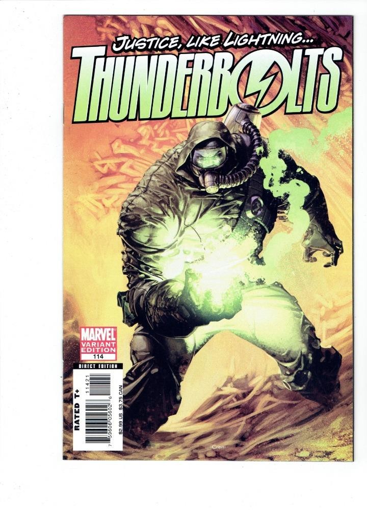 Thunderbolts (1997) #114 [The Initiative] Variant (1:10) Clayton Crain Edition <BINS>