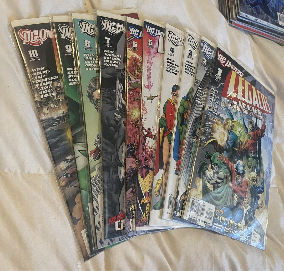 DC Universe Legacies #1-10 [LIMITED SERIES LOT] <OXB-01>