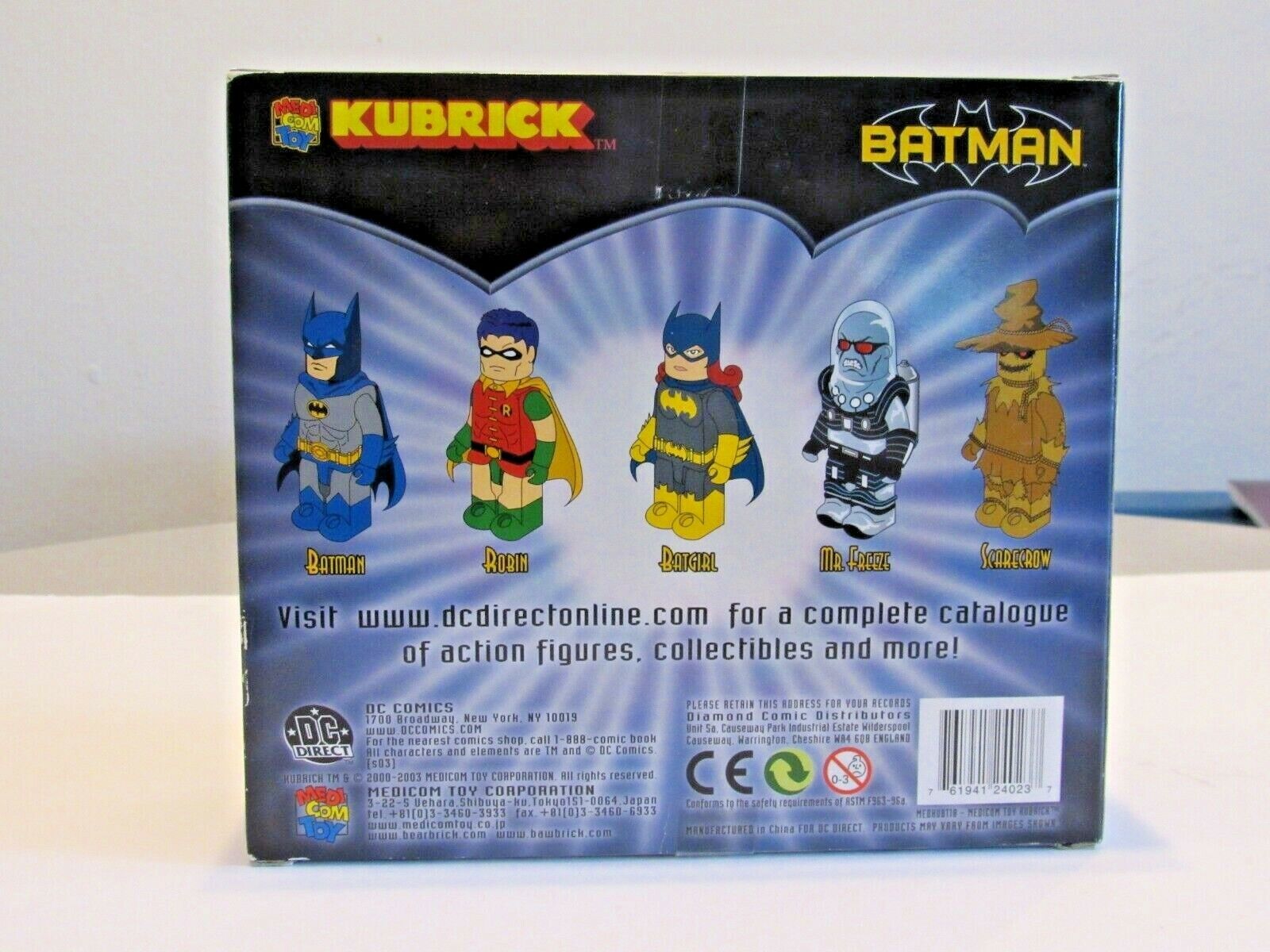 Batman DC Direct Exclusive 100% Kubrick Set by MEDICOM Robin