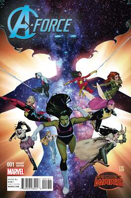 A-Force (2015) #1 [Secret Wars] Variant (1:25) Molina Edition [1st Singularity] <BINS>