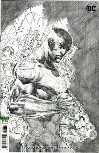 Justice League (2011) #6 Variant (1:100) Jim Lee Sketch Edition