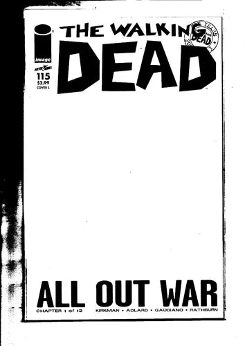 Walking Dead #115 Cover L Blank (Mature) <BINS>