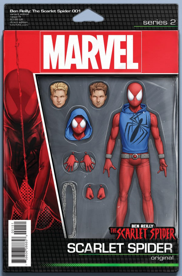 Ben Reilly The Scarlet Spider (2017) #1 Action Figure Variant VF <OFC>