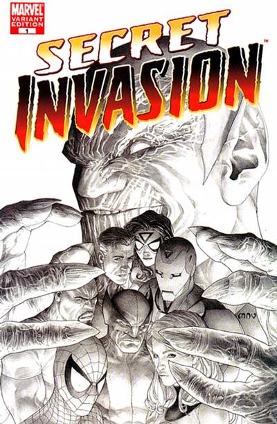Secret Invasion (2008) #1 Variant (1:75) McNiven Sketch Edition <BINS> <OFC>