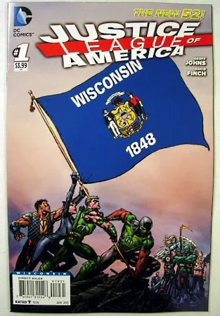 Justice League Of America (2013) #1 Wisconsin Variant Edition <BINS>