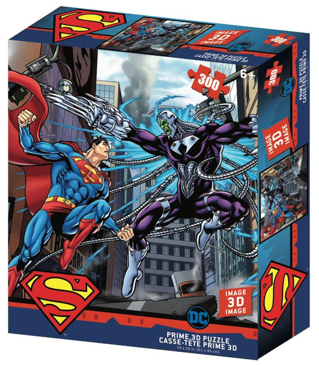 Superman Vs Brainiac DC 500 Piece Prime 3D Jigsaw Puzzle