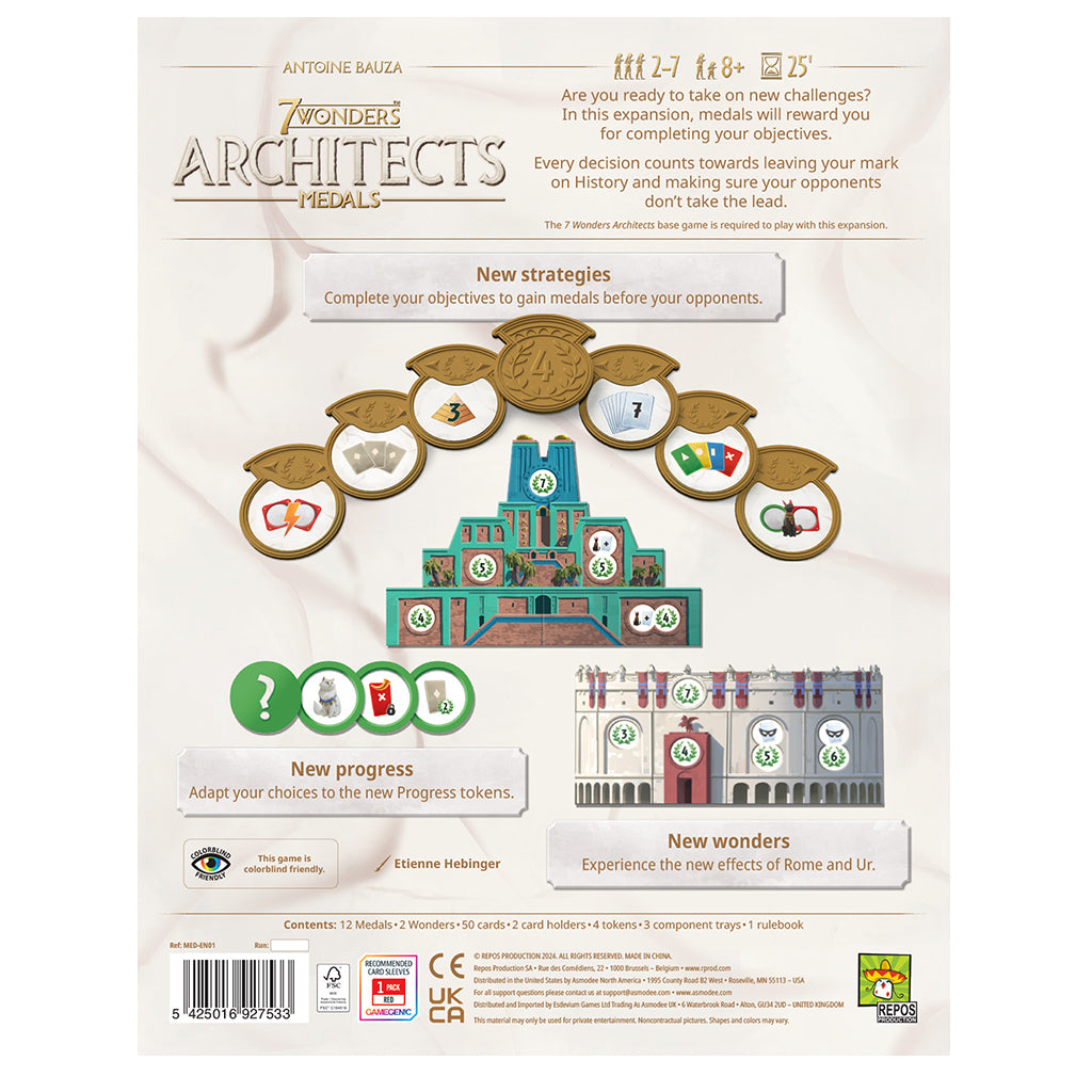 7 WONDERS: ARCHITECTS MEDALS (2024)