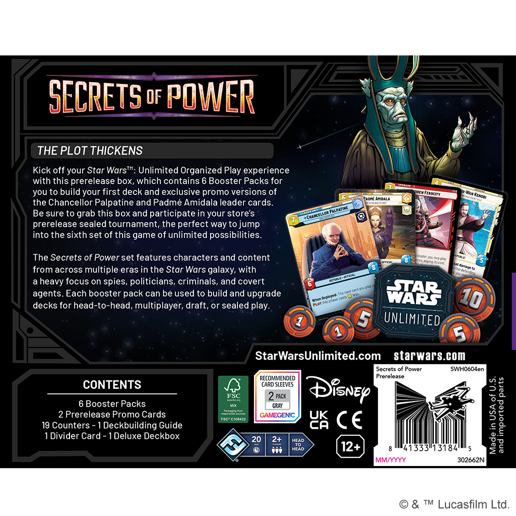 Star Wars: Unlimited - Secrets of Power: Prerelease Box (1)
