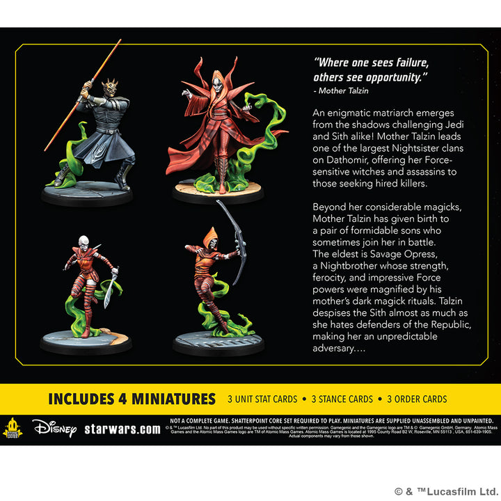 Star Wars: Shatterpoint - Witches of Dathomir: Mother Talzin Squad Pack (2023)