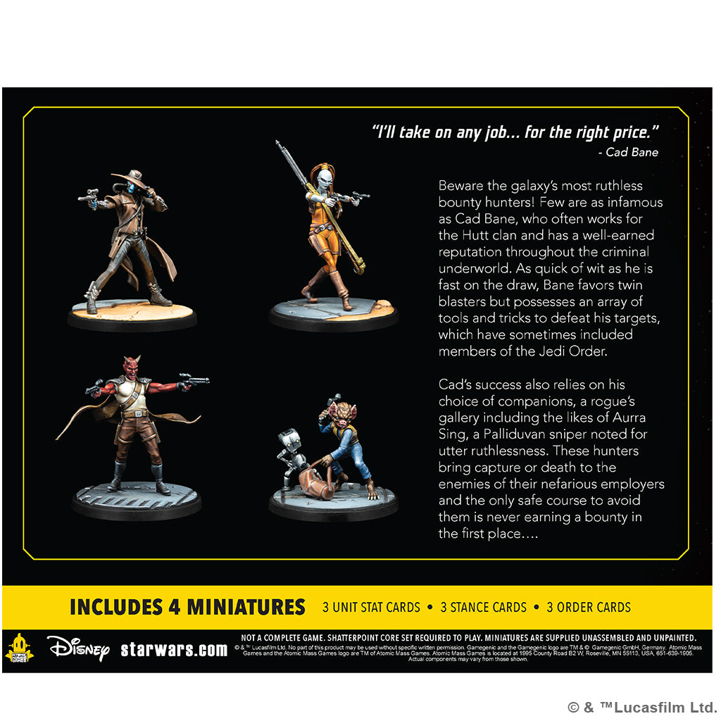 Star Wars: Shatterpoint - Fistful of Credits: Cad Bane Squad Pack (2023)