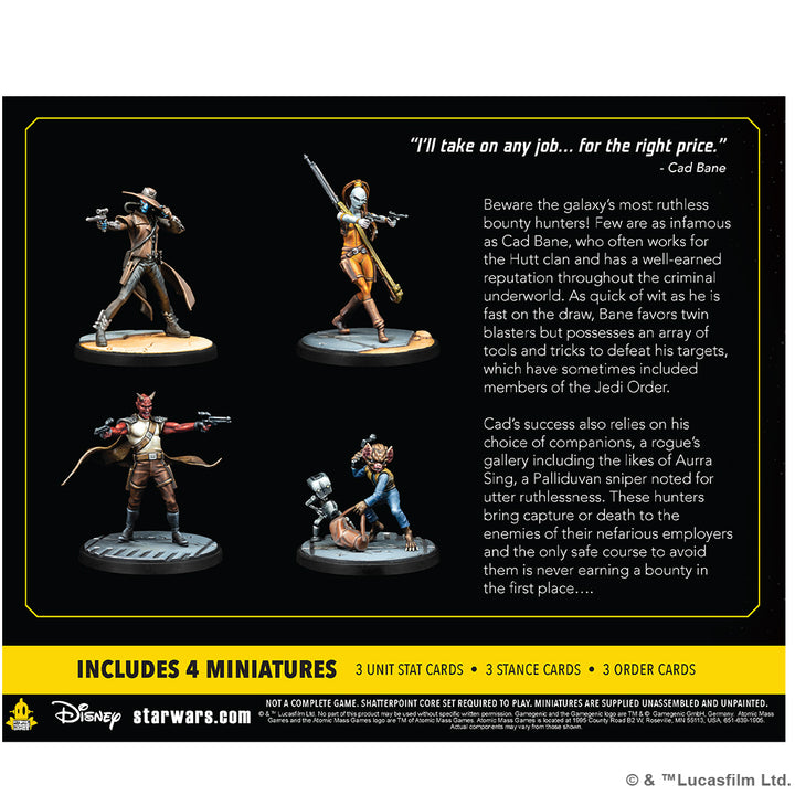 Star Wars: Shatterpoint - Fistful of Credits: Cad Bane Squad Pack (2023)