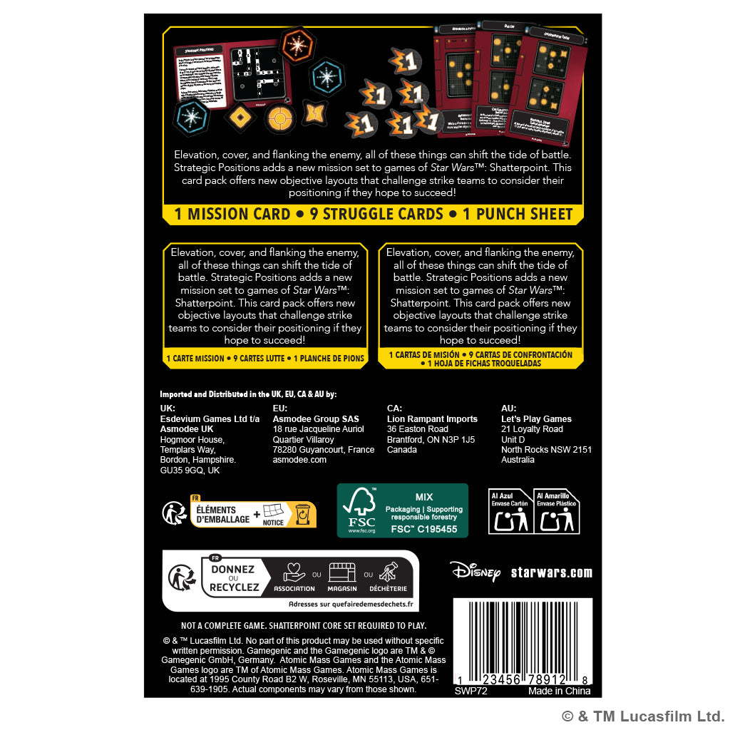 Star Wars: Shatterpoint – Strategic Positions