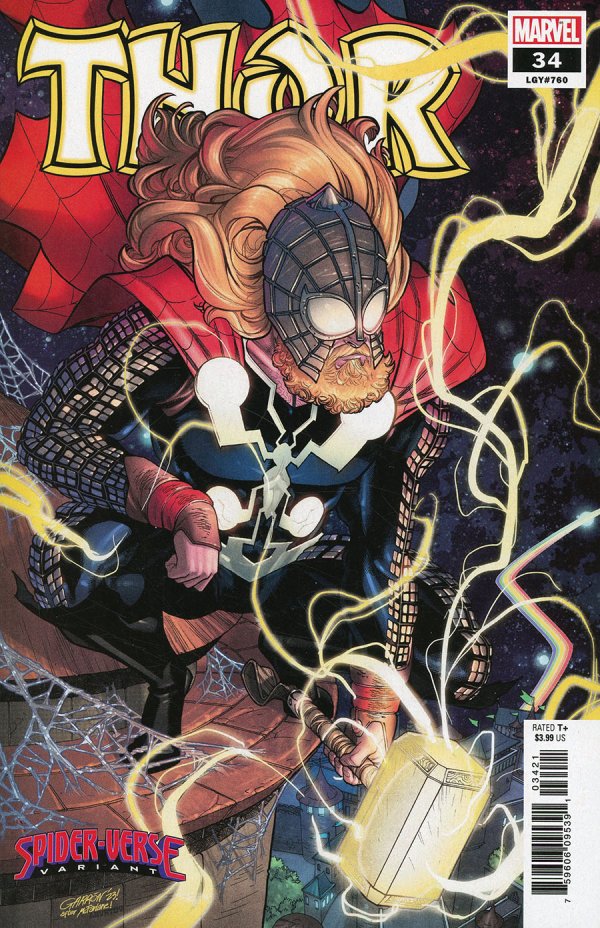 Thor (2020) #34 Javier Garron Spider-Verse Variant <BINS> <OFC>
