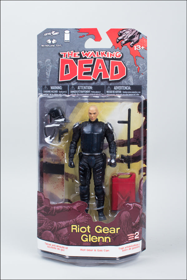 The Walking Dead Comic Series 2 Riot Gear Glenn Figure