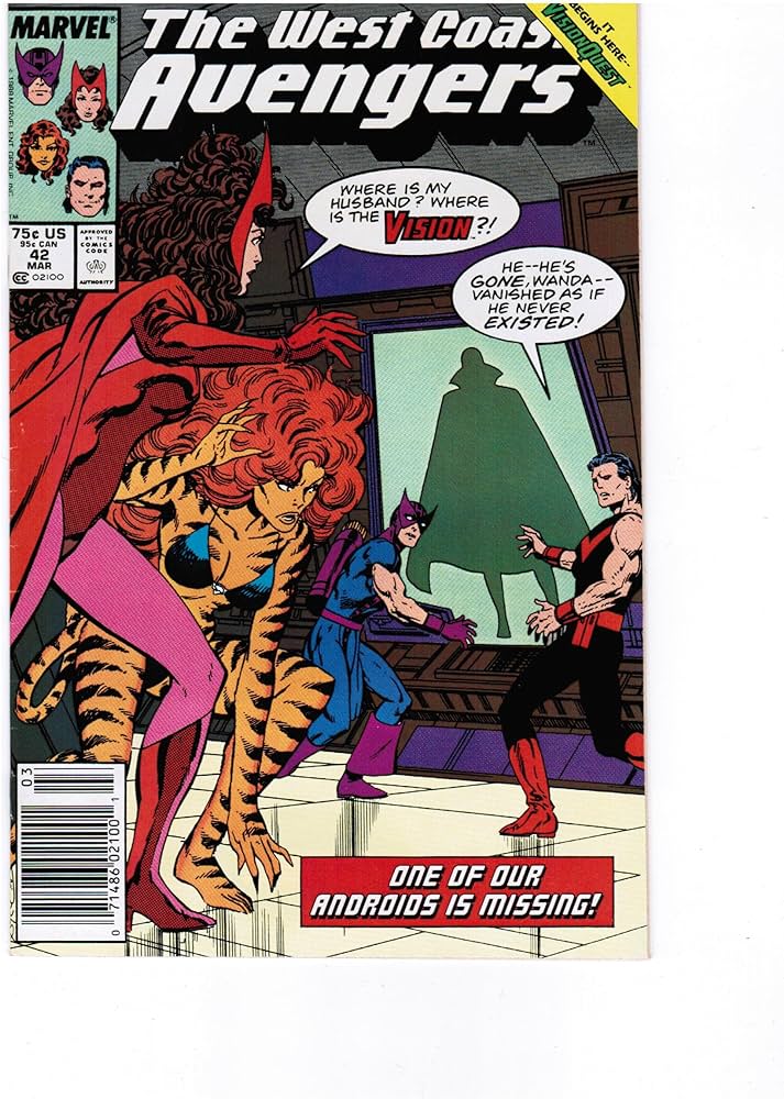 West Coast Avengers (1985) #42 Vision Quest <C-BINS>