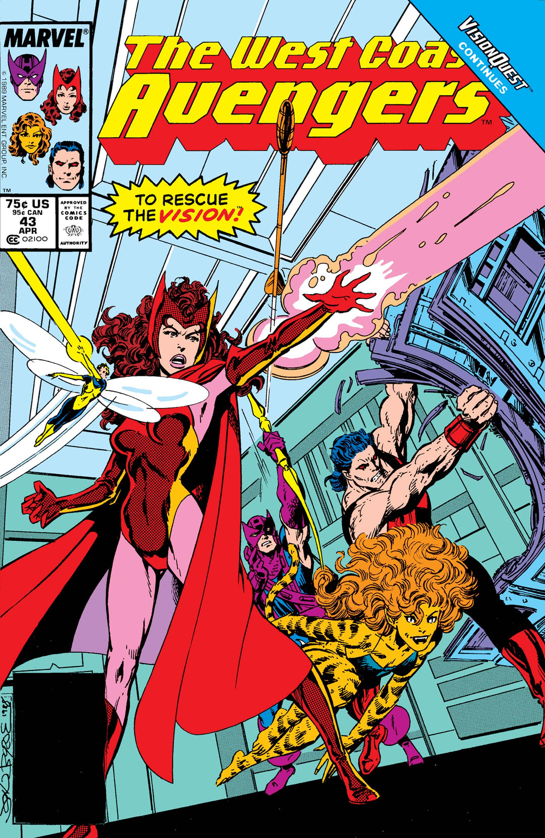 West Coast Avengers (1985) #43 Vision Quest <C-BINS>