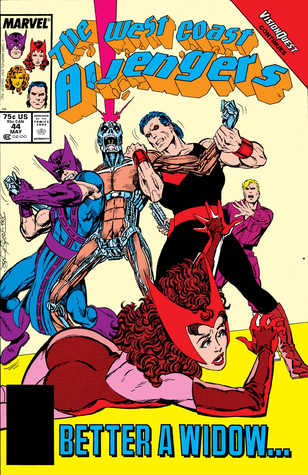 West Coast Avengers (1985) #44 Vision Quest <C-BINS>