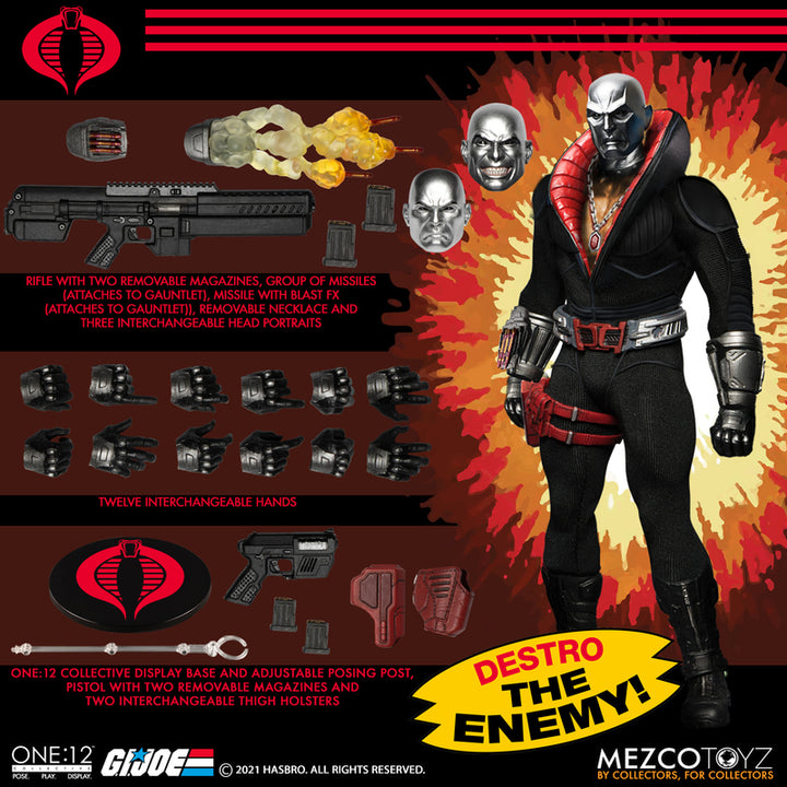 One-12 Collective G.I. Joe Destro Action Figure