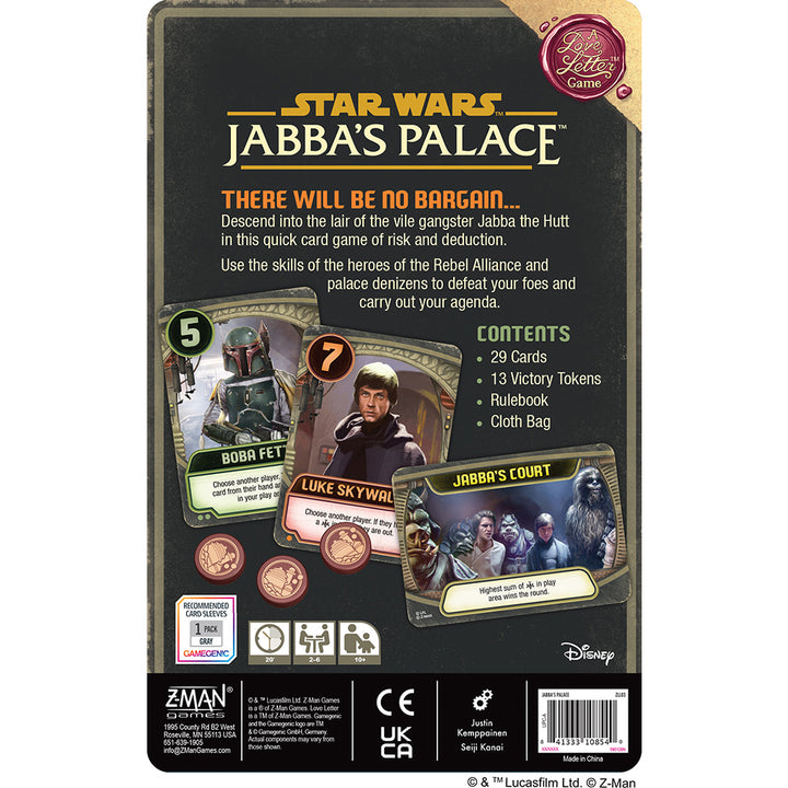 Jabba's Palace: A Love Letter Game (2022)