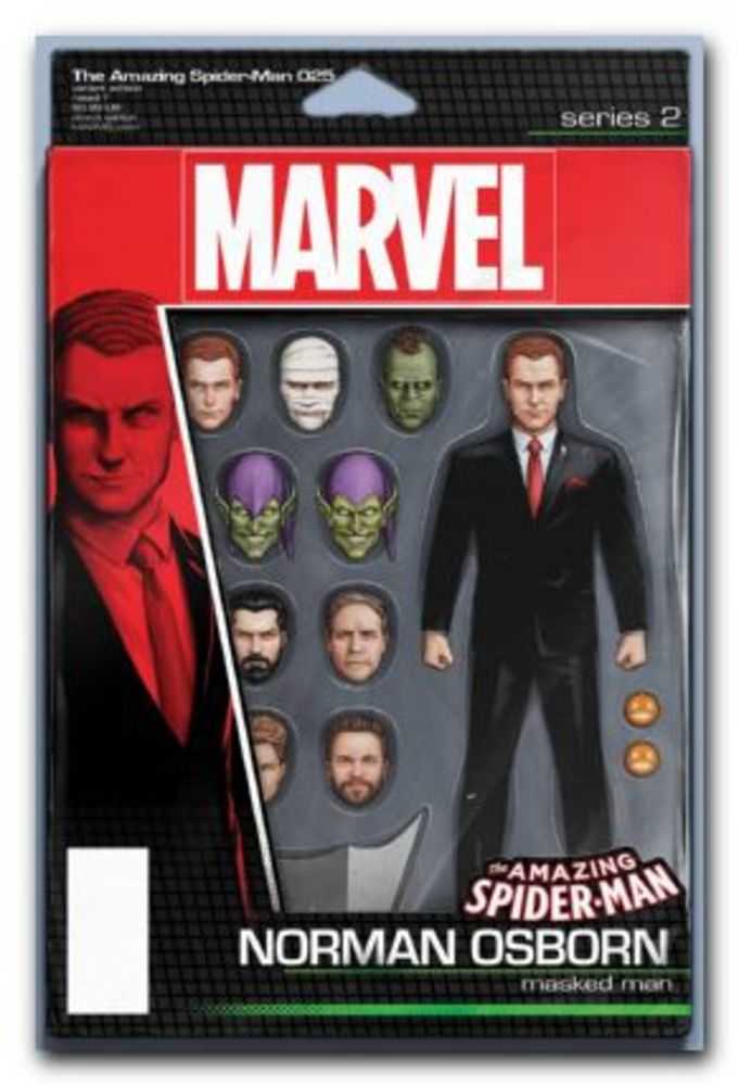 Amazing Spider-Man (2015) #25 Christopher Action Figure Variant <BINS>