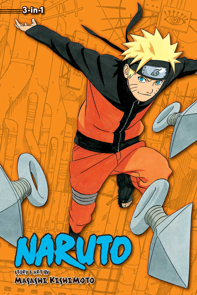 Naruto 3 in 1 TPB Volume 12
