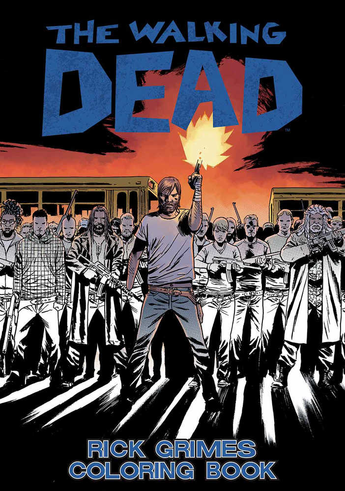 Walking Dead Rick Grimes Adult Coloring Book (Mature)