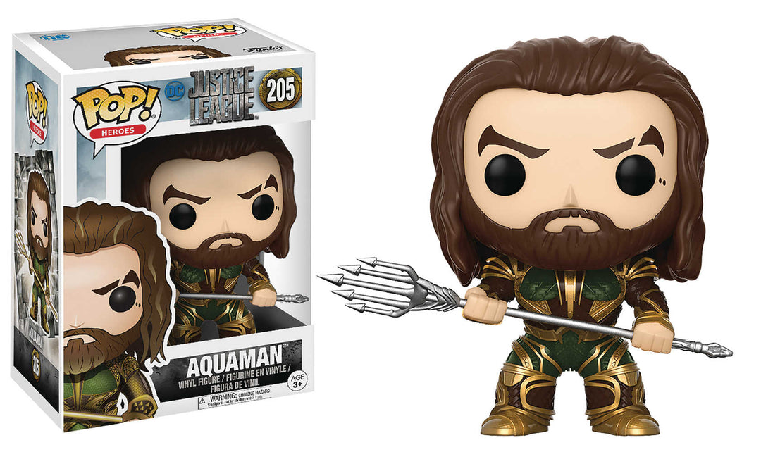 Pop Justice League Movie Aquaman Vinyl Figure