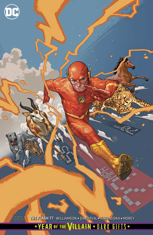 Flash (2016) #77 Card Stock Variant Edition YOTV Dark Gifts <BIB9>