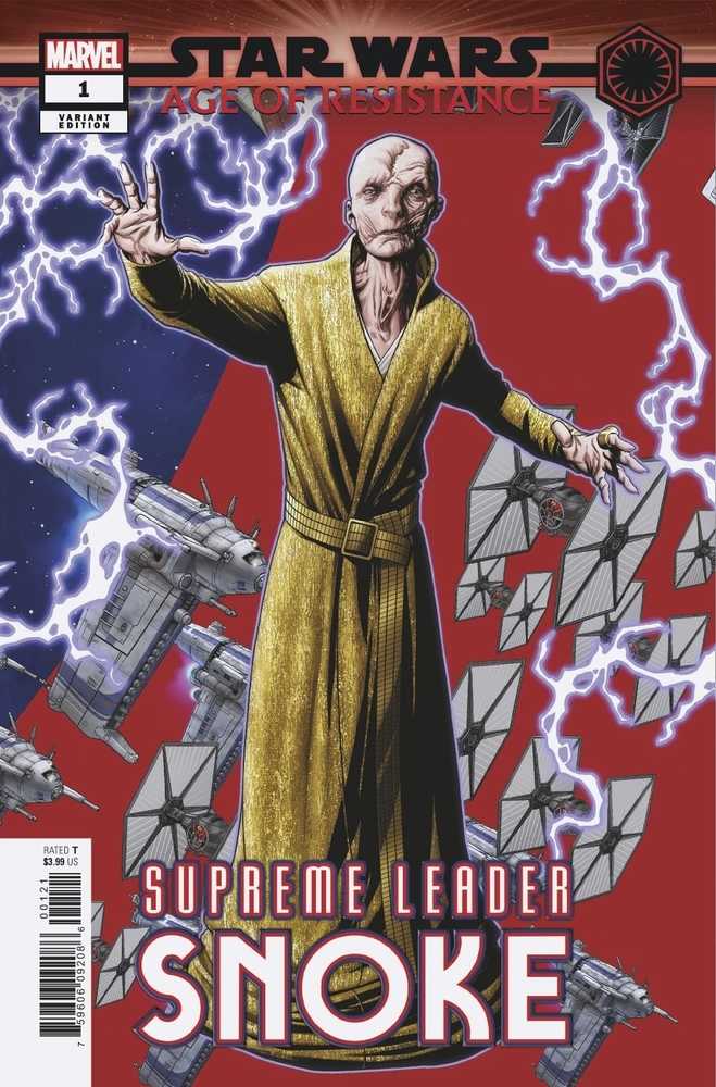 Star Wars Aor Supreme Leader Snoke #1 McKone Puzzle Pc Variant