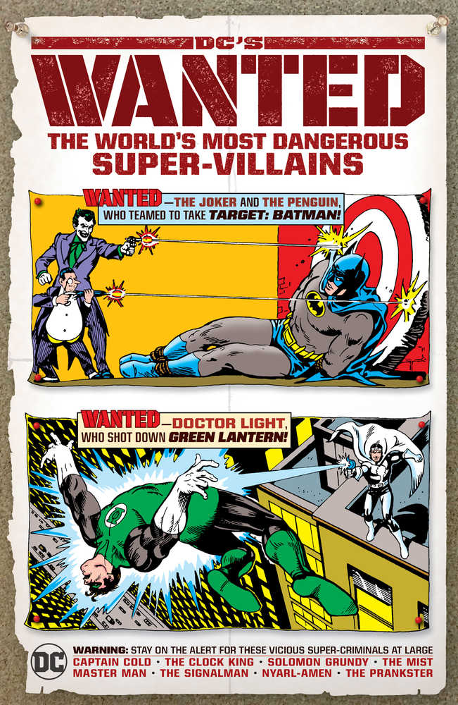 DC's Wanted Worlds Most Dangerous Supervillains Hardcover