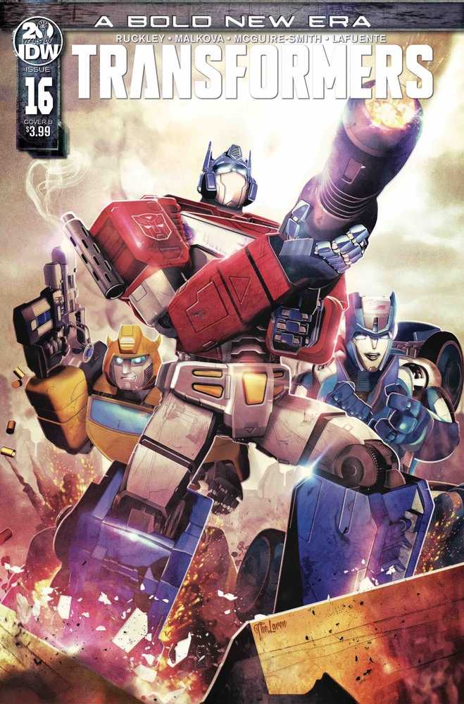 Transformers (2019) #16 Cover B Laren