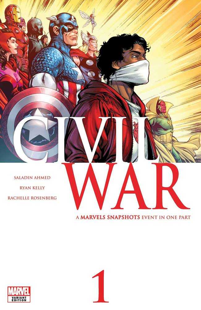 Civil War Marvels Snapshots #1 Kelly Variant <YS09>