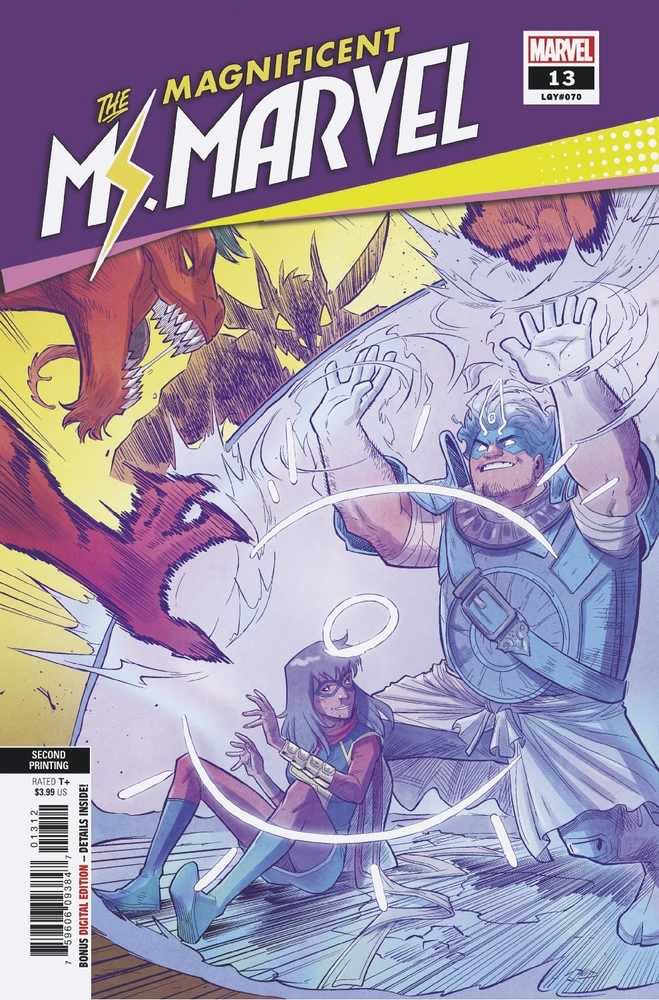 Magnificent Ms Marvel #13 Variant (2nd Print) Vazquez Edition [1st Appearance of Amulet]