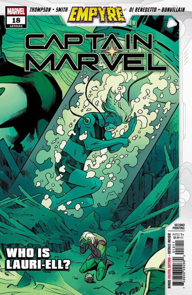 Captain Marvel (2019) #18 2nd Printing Smith Variant EMP