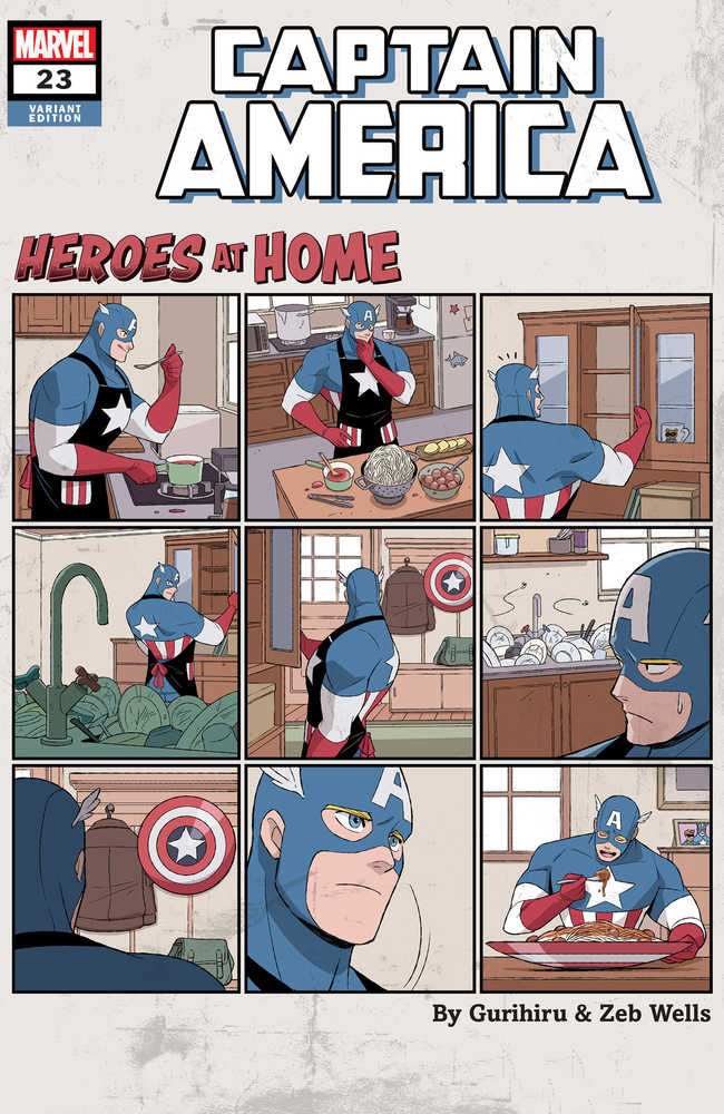 Captain America (2018) #23 Gurihiru Heroes At Home Variant <BIB05>