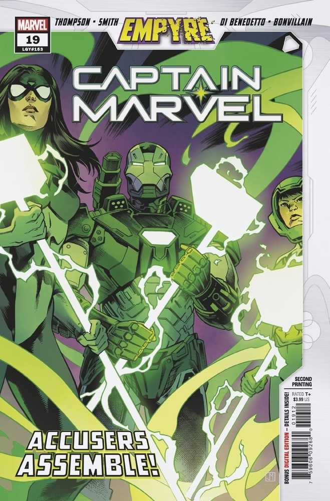 Captain Marvel (2019) #19 2nd Printing Smith Variant EMP