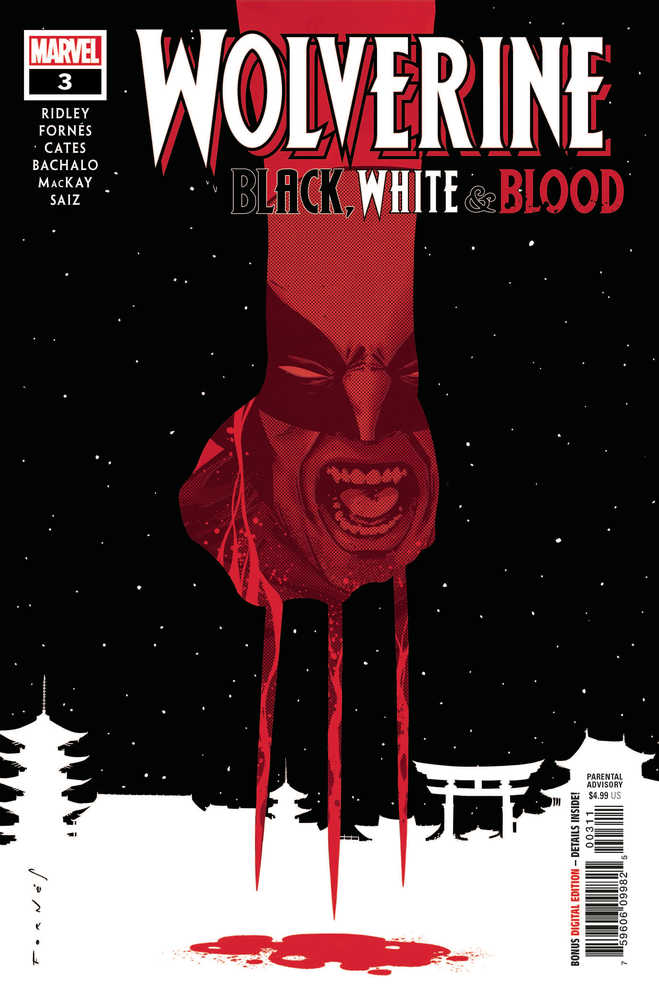 Wolverine Black White Blood #3 (Of 4)