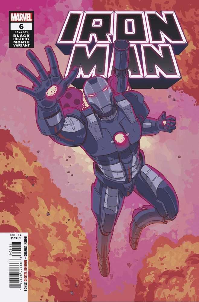 Iron Man (2020) #6 Souza War Machine Black History Month Variant