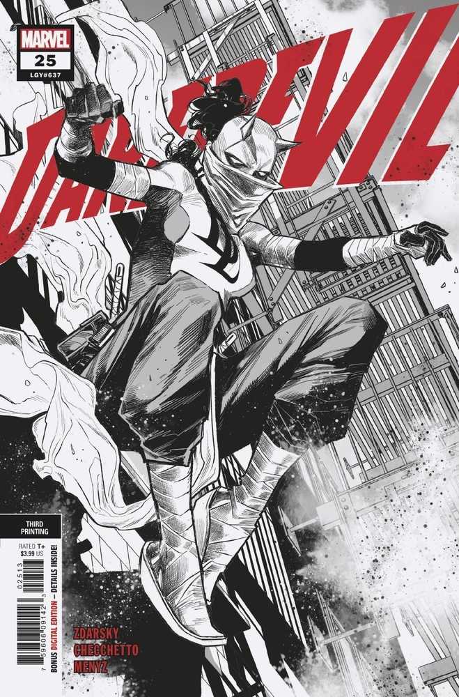 Daredevil (2019) #25 3RD Printing Checchetto Variant