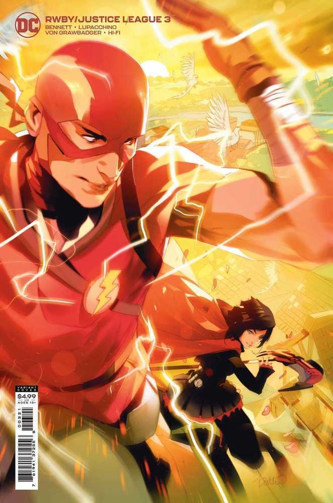 Rwby Justice League #3 (Of 7) Cover B Simone Di Meo Card Stock Variant