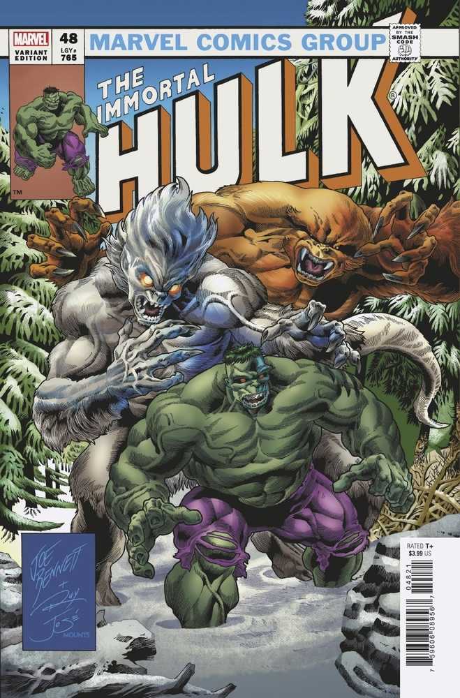 Immortal Hulk #48 Bennett Homage Variant