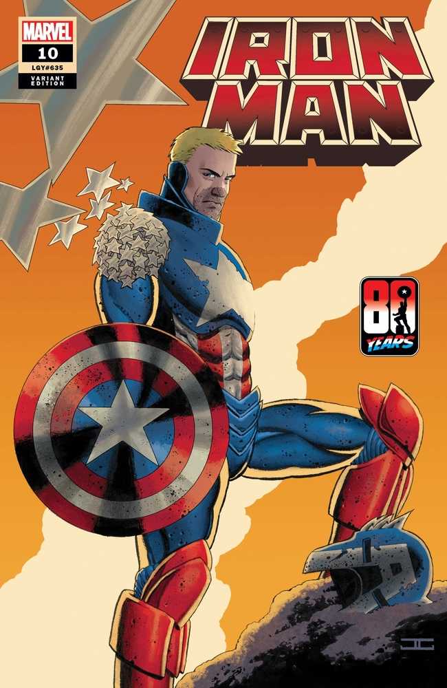 Iron Man (2020) #10 Cassaday Captain America 80th Variant