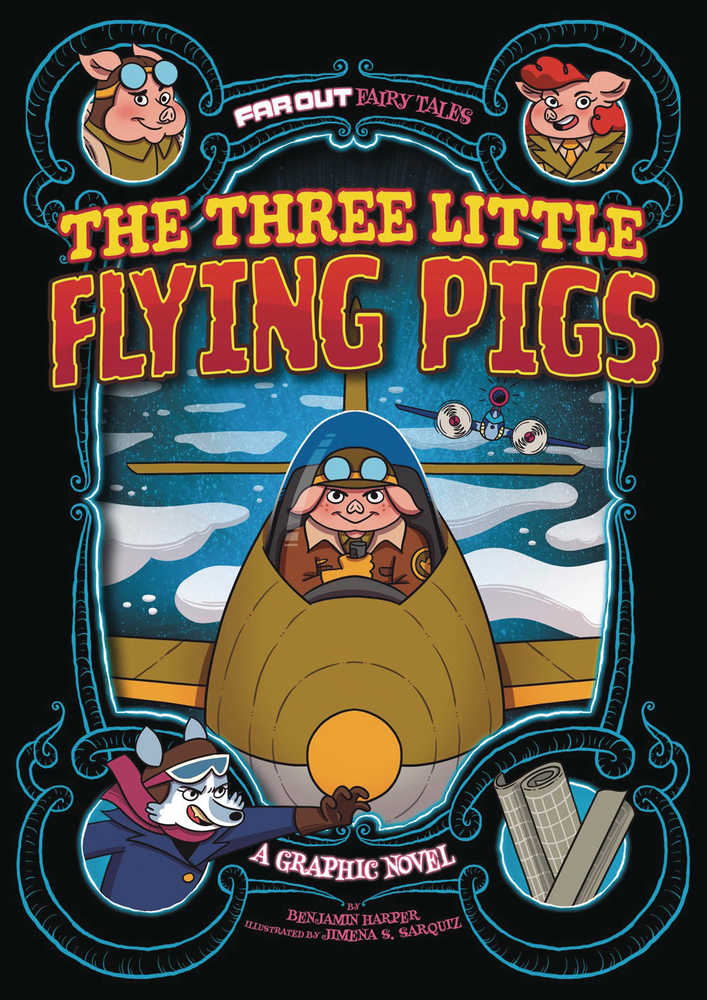 Far Out Fables Three Little Flying Pigs Graphic Novel