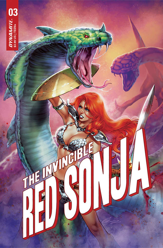 Invincible Red Sonja #3 Cover Q FOC Premium Chatzoudis