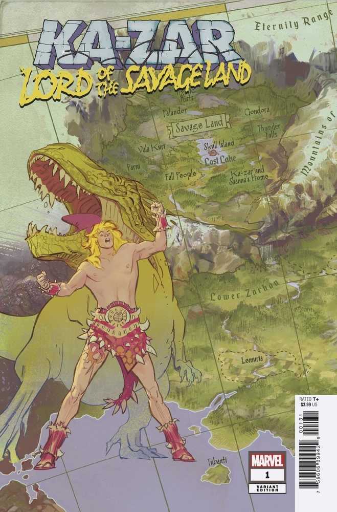 Ka-Zar Lord Savage Land #1 (Of 5) Variant (1:10) Garcia Map Edition <BINS>