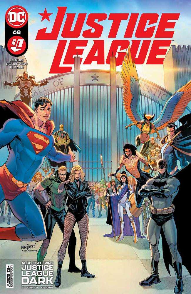 Justice League #68 Cover A David Marquez