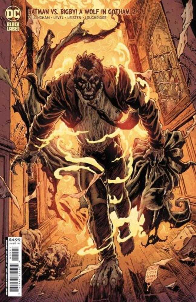 Batman vs Bigby A Wolf In Gotham #2 (Of 6) Cover B Brian Level & Jay Leisten Card Stock Variant (Mature) <BINS>