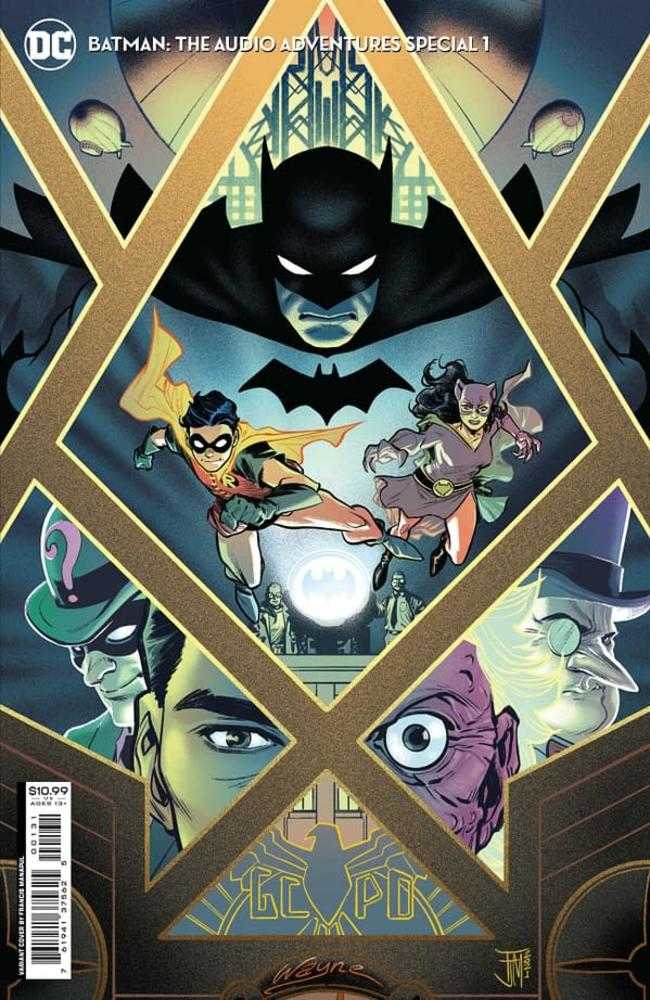 Batman The Audio Adventures Special #1 (One Shot) Cover B Francis Manapul Card Stock Variant <D2> <YS10>