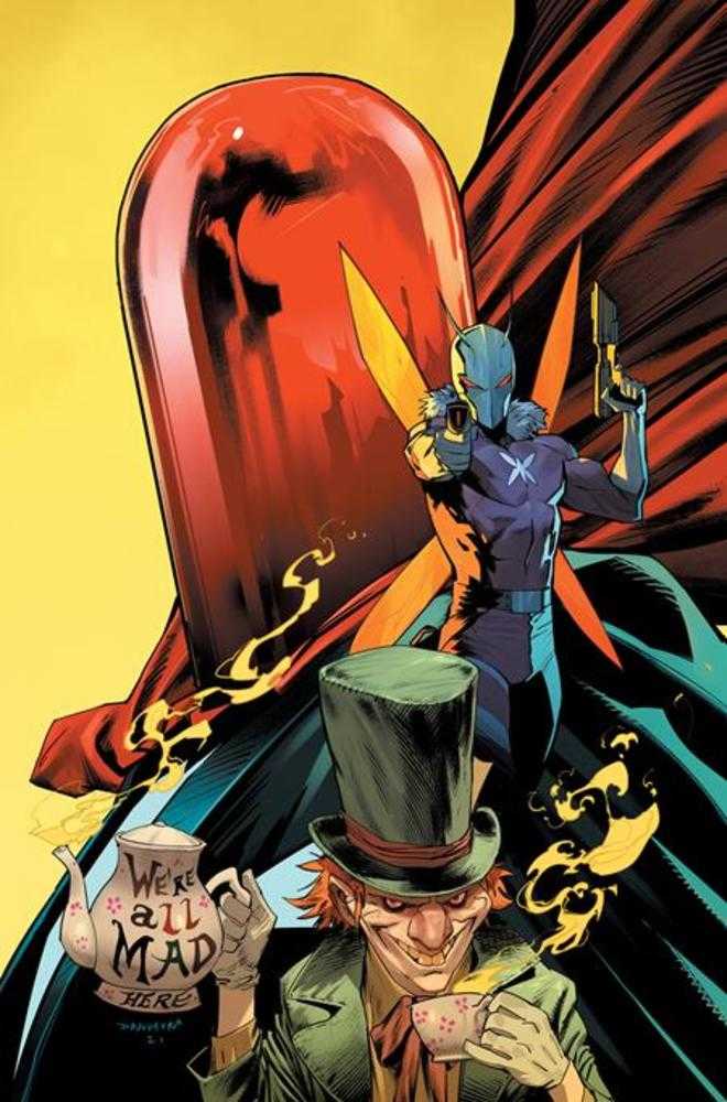 Gotham City Villains Anniversary Giant #1 (One Shot) Cover F Dan Mora Hatter Moth Red Hood Card Stock Variant